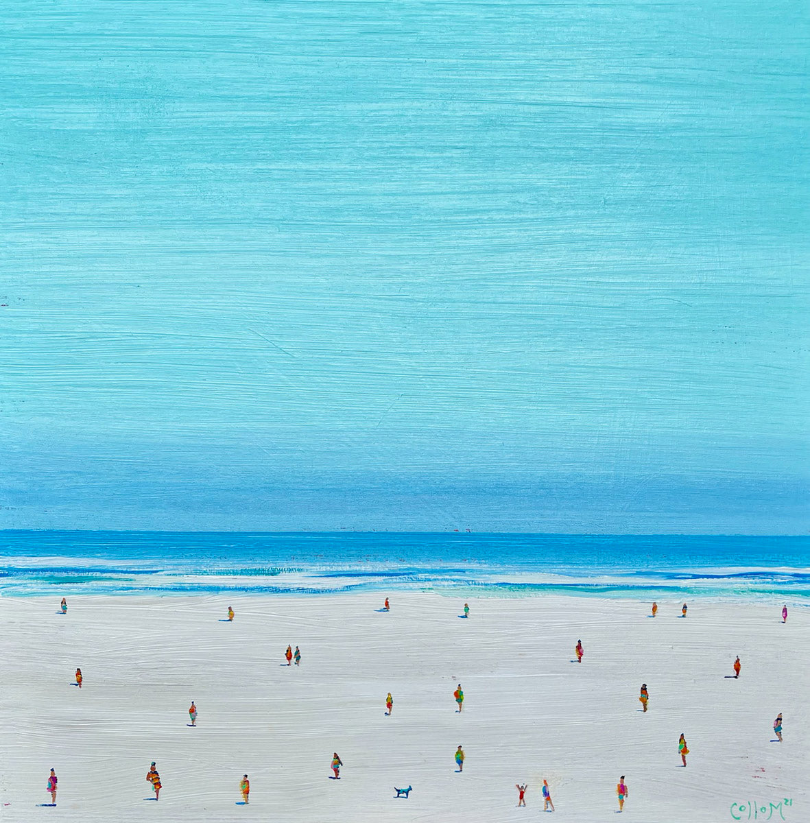 Bright Teal Beach