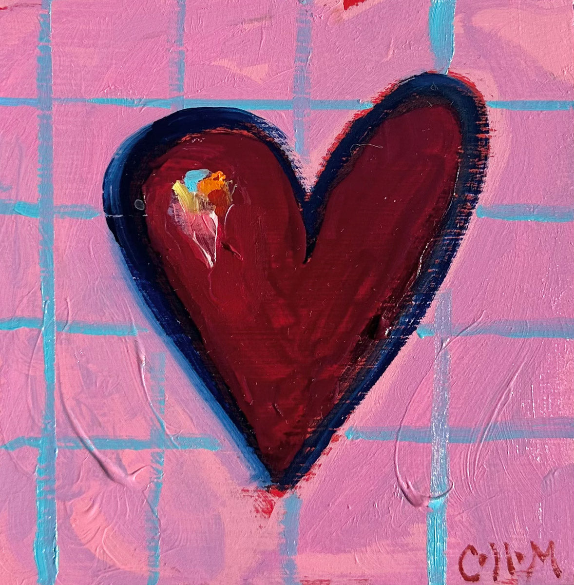 Heart Series on Wood Panel