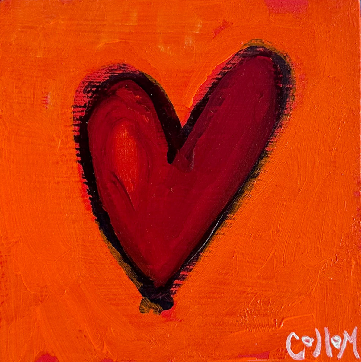 Heart Series on Wood Panel