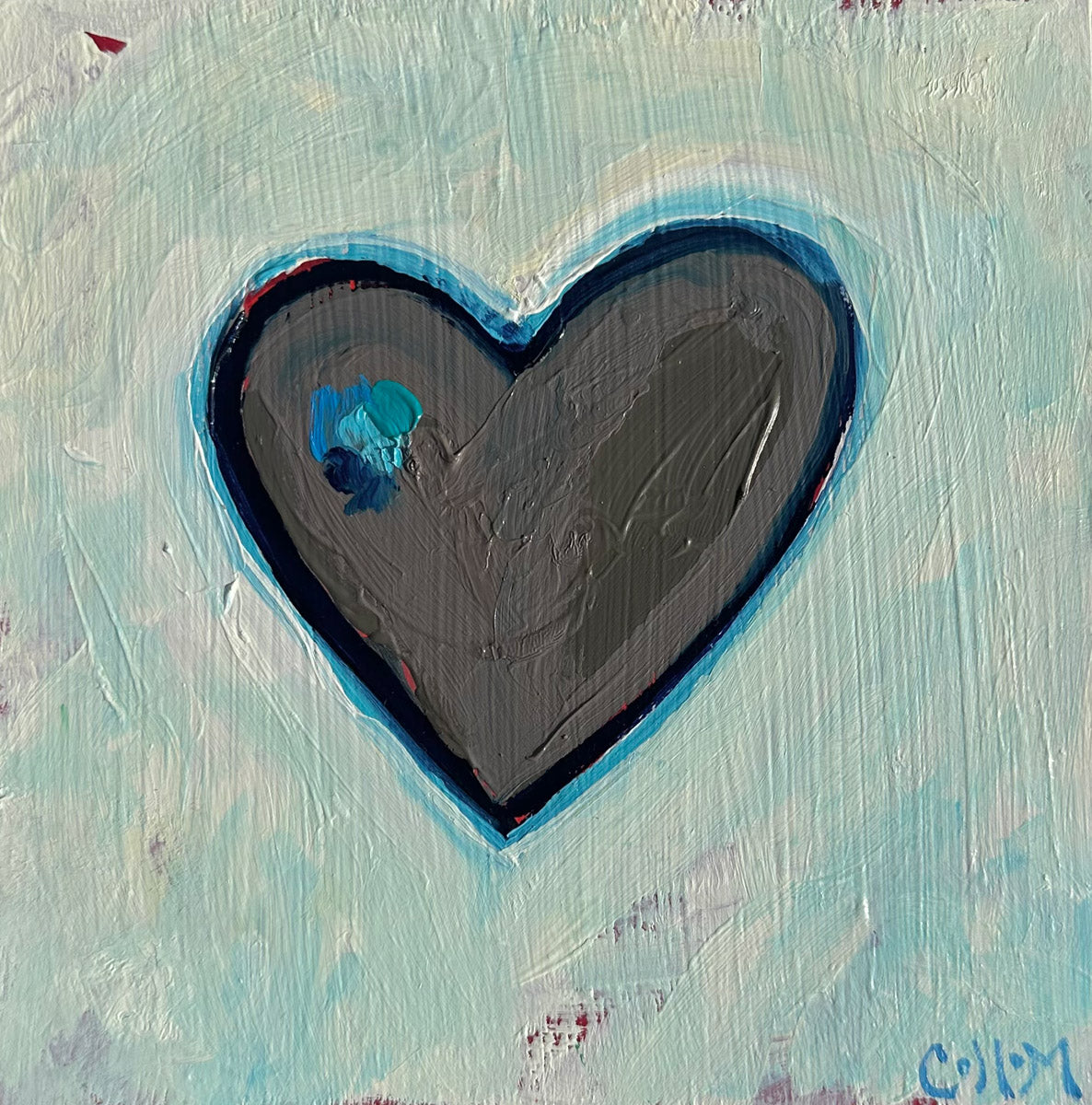 Heart Series on Wood Panel