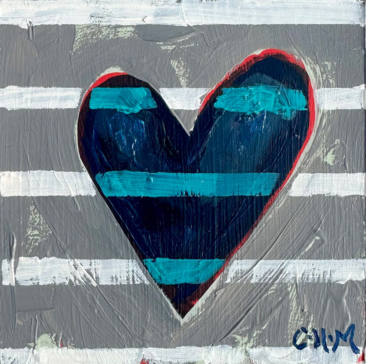 Heart Series on Wood Panel