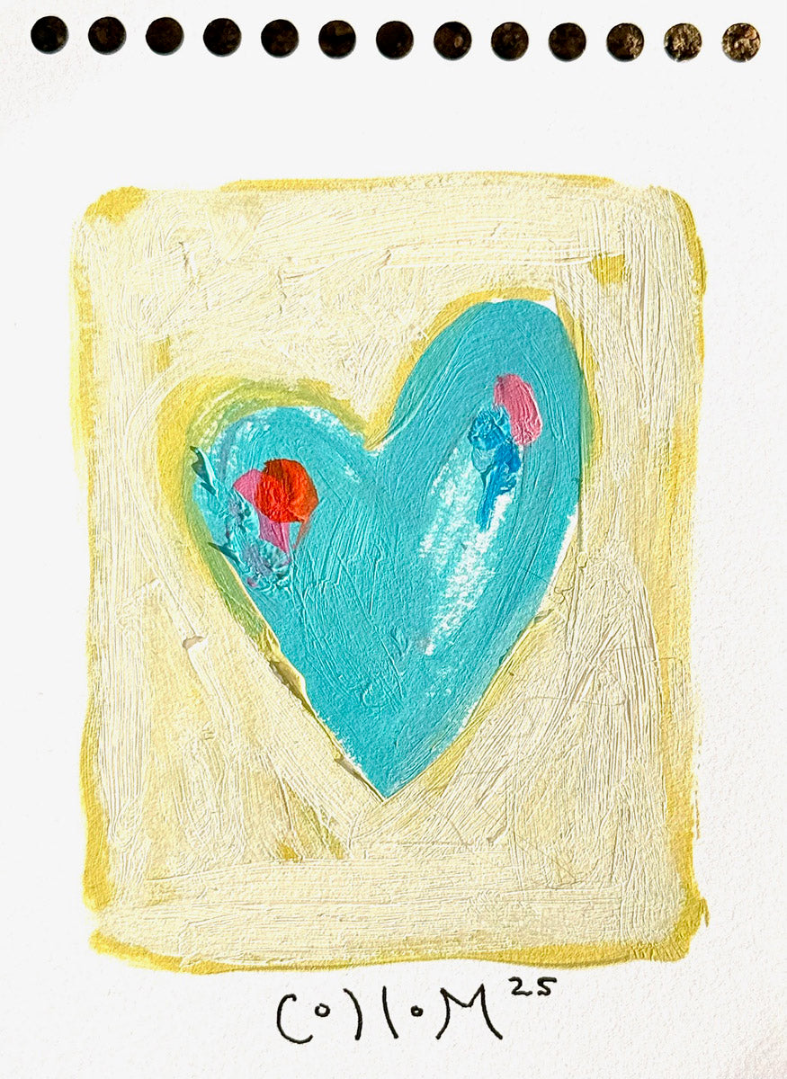 Heart Series in Golden Frame