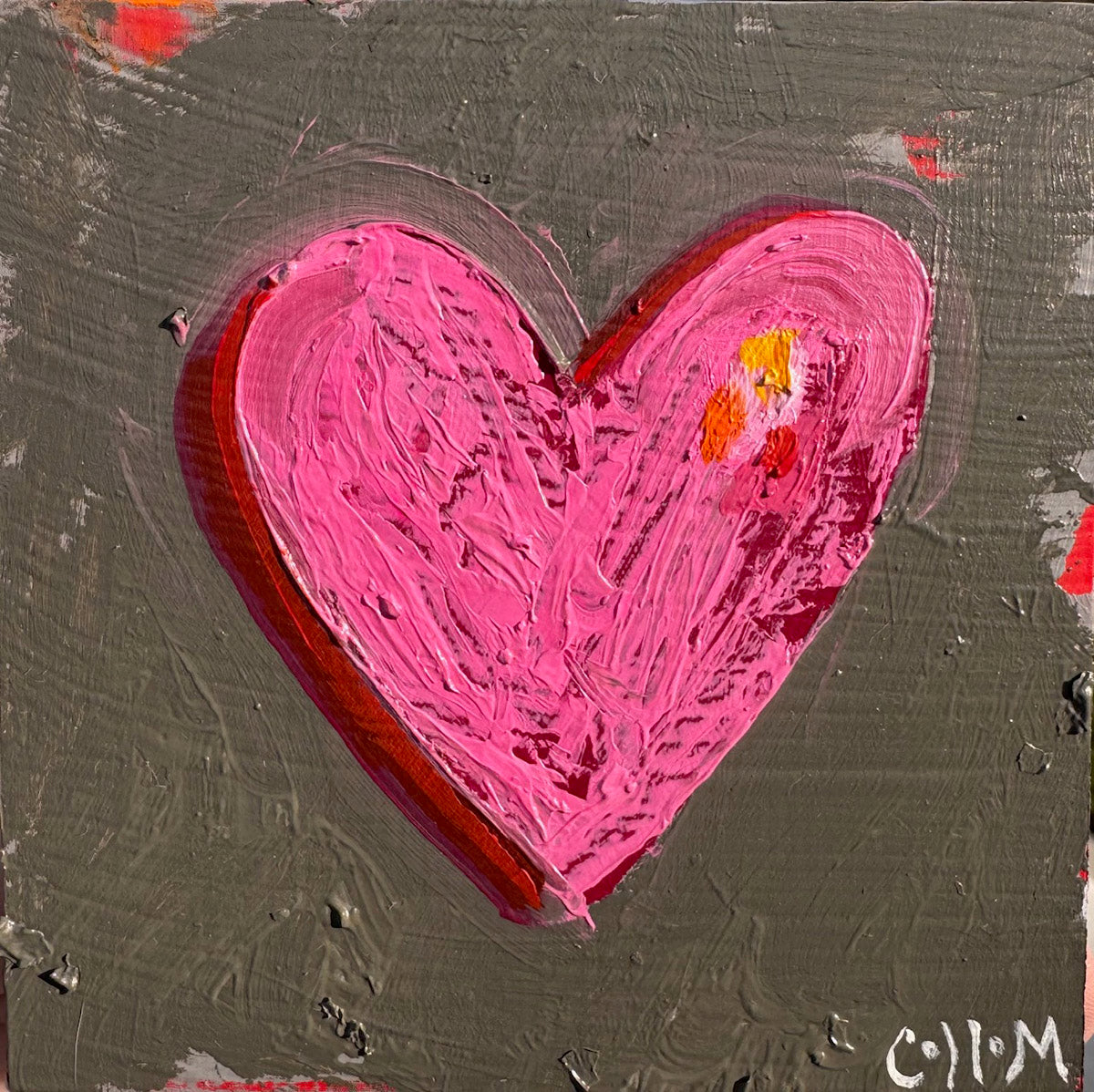 Heart Series on Wood Panel
