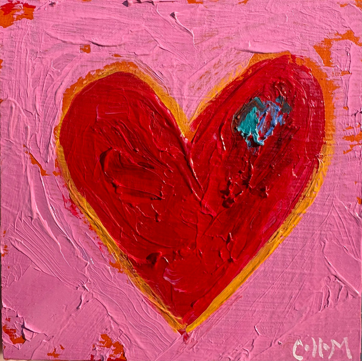 Heart Series on Wood Panel