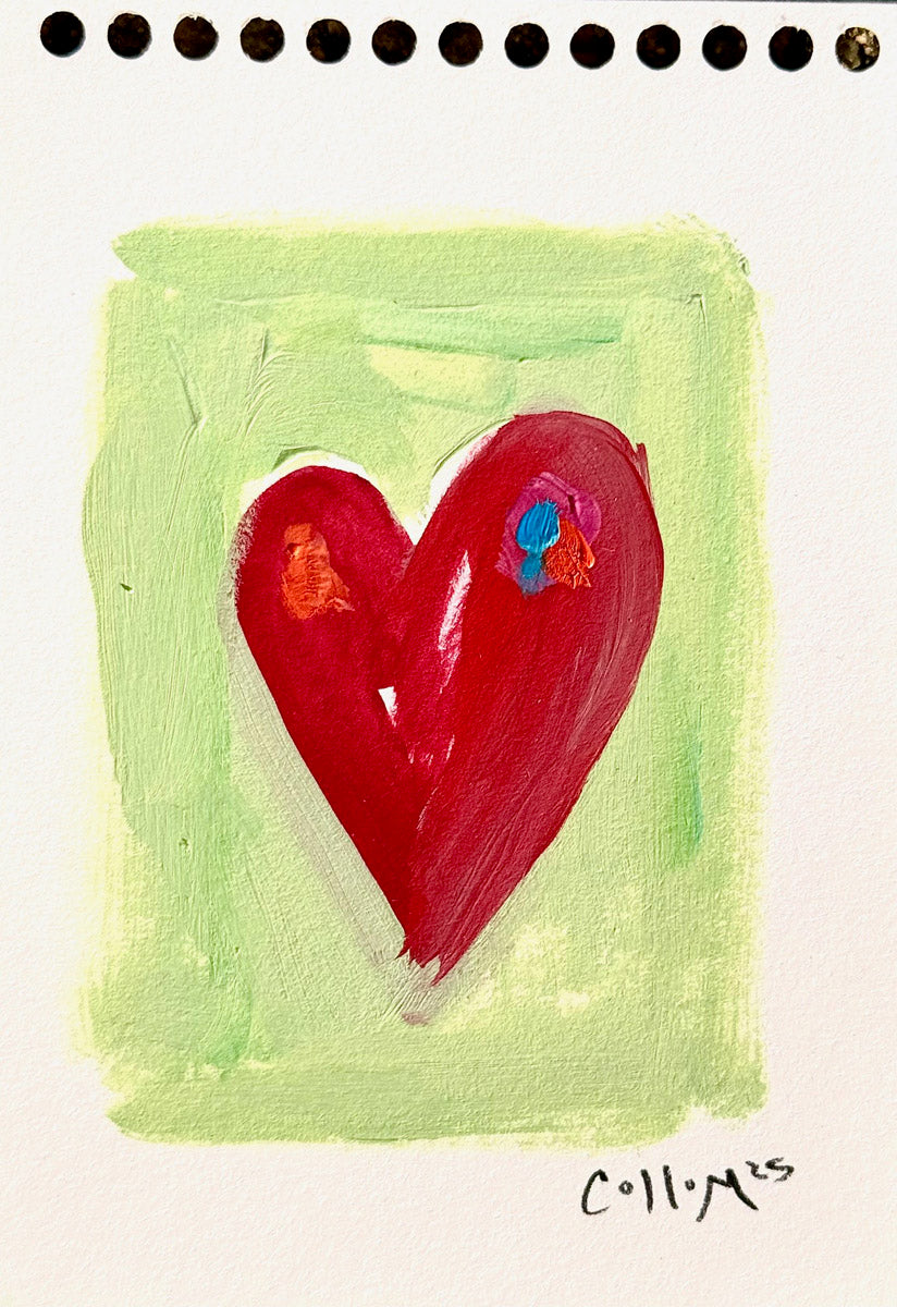 Heart Series in Golden Frame