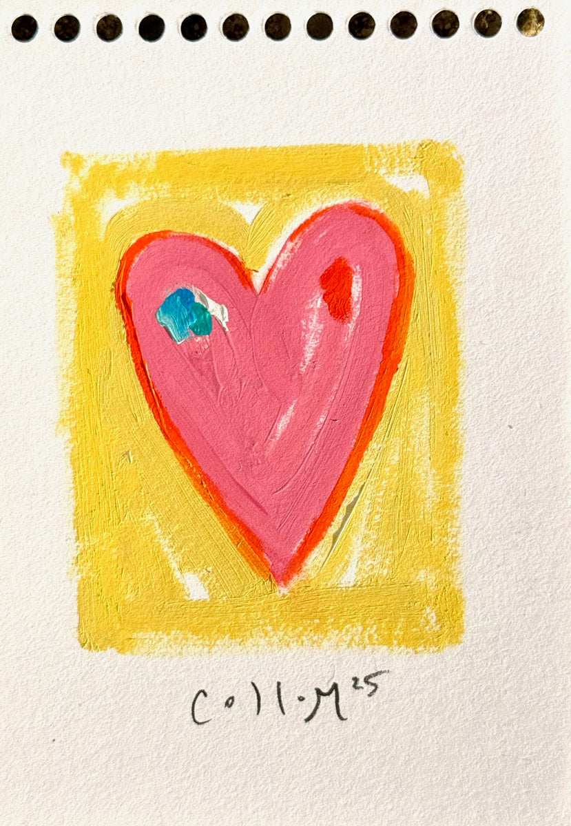 Heart Series in Golden Frame