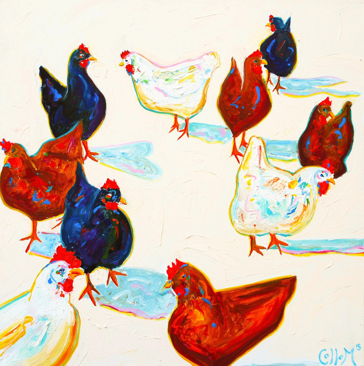 Spring Chickens Print