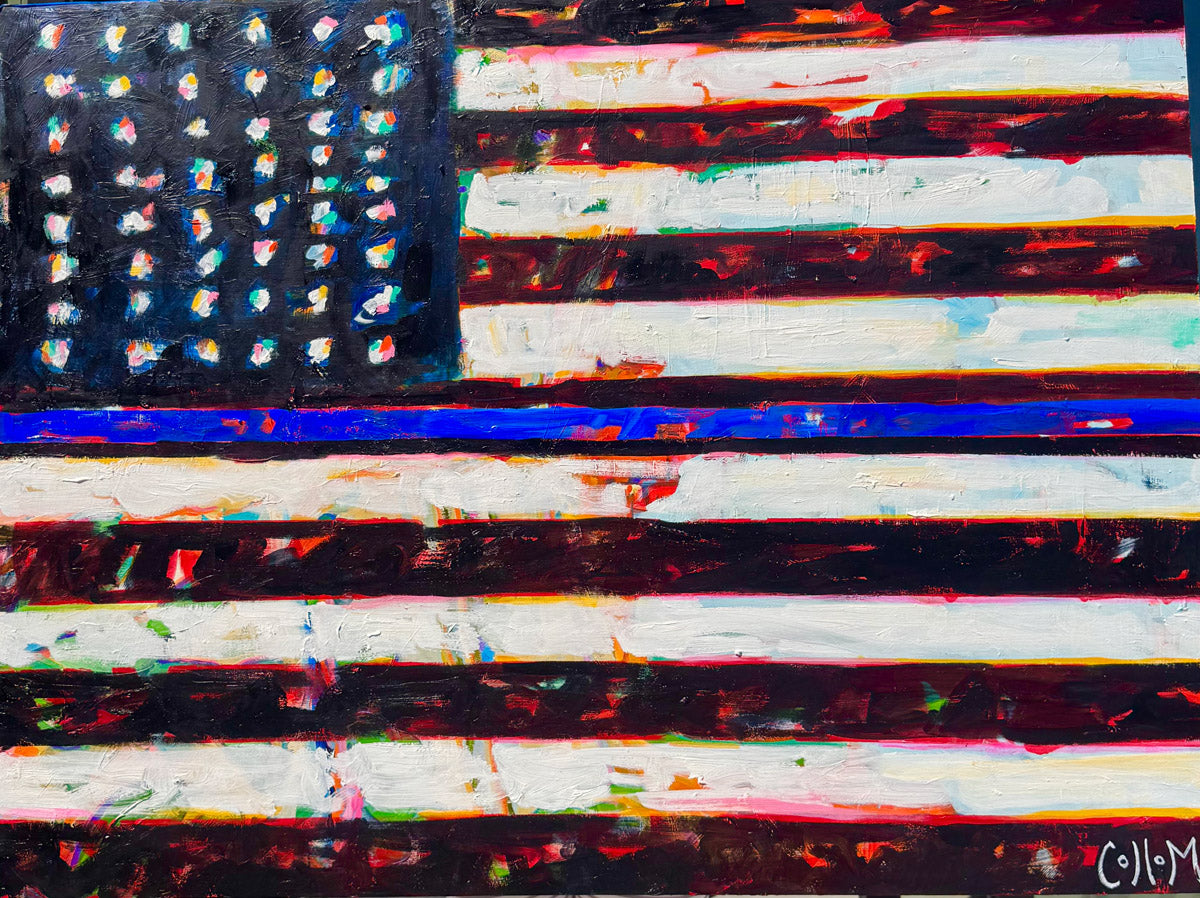 Thin Blue Line Print